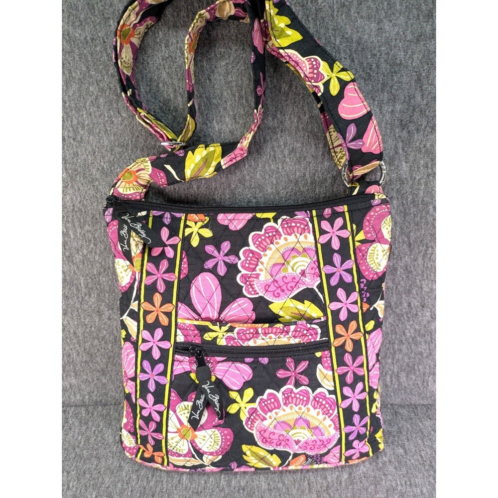 Vera Bradley Hipster Floral Purse Crossbody Bag VGC